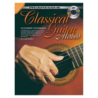 Progressive Classical Guitar Method Book w/CD