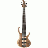 Ibanez BTB747NTL 7-String Electric Bass Guitar in Natural Low Gloss