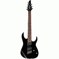 Ibanez RGMS7BK 7-String Multiscale Electric Guitar in Black