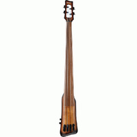 Ibanez UB804MOB Fretless Standing Bass with Stand in Mahogany Oil Burst