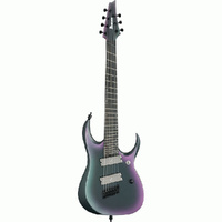 Ibanez RGD71ALMSBAM Axion Label Series 7-String Electric Guitar in Black Aurora Burst Matte