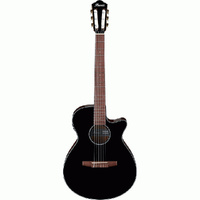 Ibanez AEG50NBKH AC/EL Nylon-String Guitar in Black High Gloss