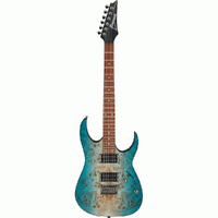 Ibanez RG421PBCHF Electric Guitar in Caribbean Shoreline Flat