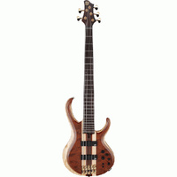 Ibanez BTB1835NDL Premium 5-String Electric Bass Guitar in Natural Shadow Low Gloss