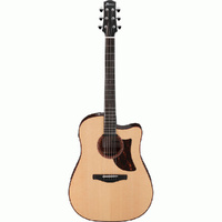 Ibanez AAD300CE LGS Advanced Acoustic Series AC/EL Guitar in Natural Low Gloss