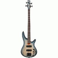 Ibanez SR600ECTF Electric Bass Guitar in Cosmic Blue Starburst Flat