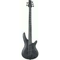 Ibanez SRMS625EXBKF 5-String Electric Bass Guitar in Black Flat