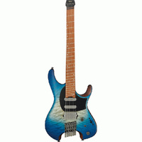 Ibanez QX54QMBSM Premium Series Electric Guitar in Blue Sphere Burst Matte