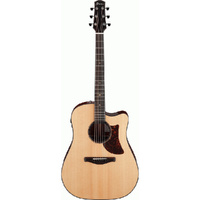 Ibanez AAD400CELGS Advanced Acoustic Series AC/EL Guitar in Natural Low Gloss