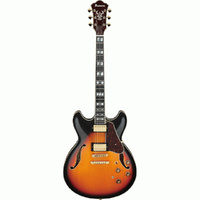 Ibanez AS113BS Artcore Series Electric Guitar in Brown Sunburst