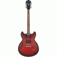 Ibanez AS53SRF Artcore Series Electric Guitar in Sunburst Red Flat