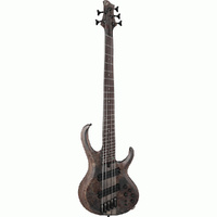 Ibanez BTB805MSTGF Multi-Scale 5-String Electric Bass Guitar in Transparent Gray Flat