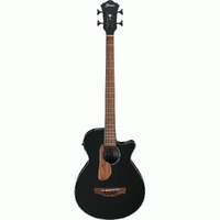 Ibanez AEGB24EBKH Acoustic/Electric Bass Guitar in Black High Gloss