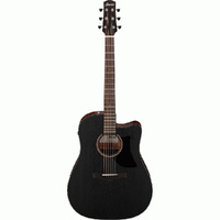 Ibanez AAD190CE WKH Advanced Acoustic Series AC/EL Guitar in Weathered Black Open Pore