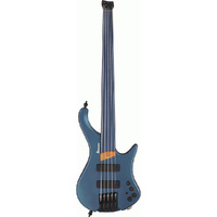 Ibanez EHB1005FAOM 5-String Fretless Electric Bass Guitar in Arctic Ocean Matte