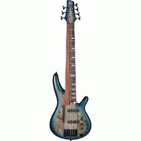 Ibanez SRAS7CBS Ashula 7-String Electric Bass Guitar in Cosmic Blue Starburst