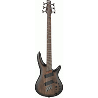 Ibanez SRC6MSBLL 6-String Electric Bass Guitar in Black Stained Burst Low Gloss