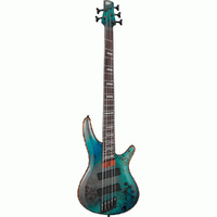 Ibanez SRMS805TSR 5-String Electric Bass Guitar in Tropical Seafloor