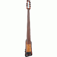 Ibanez UB805MOB 5-String Fretless Standing Bass with Stand in Mahogany Oil Burst