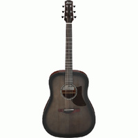 Ibanez AAD50TCB Advanced Acoustic Series Acoustic Guitar in Transparent Charcoal Burst Low Gloss