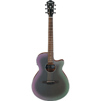 Ibanez AEG50 AC/EL Guitar in Black Aurora Burste Matte