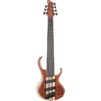 Ibanez BTB7MSNML 7-String Electric Bass Guitar in Natural Mocha Low Gloss