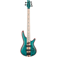 Ibanez SR1425BCGL 5-String Electric Bass Guitar in Caribbean Green Low Gloss