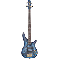 Ibanez SR300EDXCZM Electric Bass Guitar in Cosmic Blue Frozen Matte