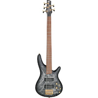 Ibanez SR305EDXBZM 5-String Electric Bass Guitar in Black Ice Frozen Matte