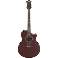 Ibanez AE100BUF AC/EL Guitar in Burgundy Flat