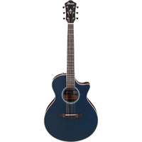 Ibanez AE200JRDBF AC/EL Guitar in Dark Tide Blue Flat