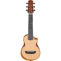 Ibanez AUP10NOPN Tenor 6-String Ukulele in Open Pore Natural