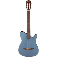 Ibanez FRH10N Nylon String Guitar in Indigo Blue Metallic Flat