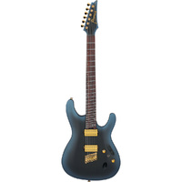 Ibanez SML721 S-Series Electric Guitar in Midnight Arctic Ocean Matte