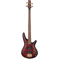 Ibanez SR300EDX Electric Bass Guitar in Wine Red Frozen Matte