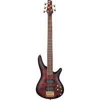 Ibanez SR305EDX 5-String Electric Bass Guitar in Wine Red Frozen Matte