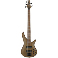 Ibanez SR305EB 5-String Electric Bass Guitar in Walnut Flat