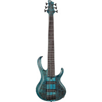 Ibanez BTB946 6-String Electric Bass Guitar in Cosmic Blue Low Gloss