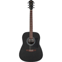 Ibanez V54NJP V-Series Acoustic Guitar in Weathered Black Open Pore