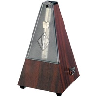 Wittner 810 Series Metronome with Bell in Mahogany Grain Finish