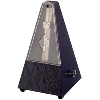 Wittner 810 Series Metronome with Bell in Black Grain Finish