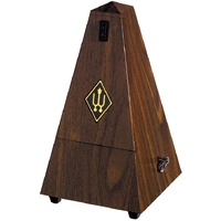 Wittner 855 Series Metronome with Bell in Walnut Grain Finish