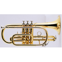 J.Michael CT420 Cornet (Bb) in Clear Lacquer Finish