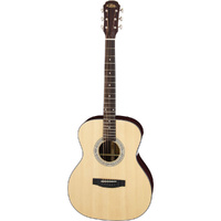 Aria 200 Series Orchestral Body Acoustic Guitar in Natural Gloss