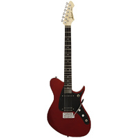 Aria J Series J-1 Electric Guitar in Candy Apple Red