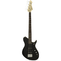 Aria J Series J-B Electric Bass Guitar in Black