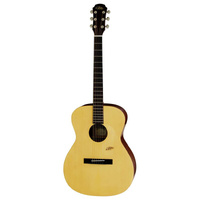 Aria MF200 Mayfair Series Folk Body Acoustic Guitar in Matt Natural