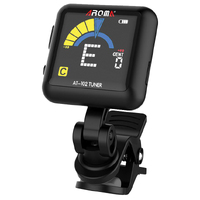 Aroma AT102BK Rechargeable Chromatic Clip-on Tuner Black