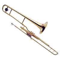 J.Michael TB600V Valve Trombone (Bb) in Clear Lacquer Finish