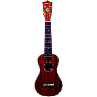 Aria AU-Series Deluxe Pro Soprano Ukulele in Natural Gloss Finish